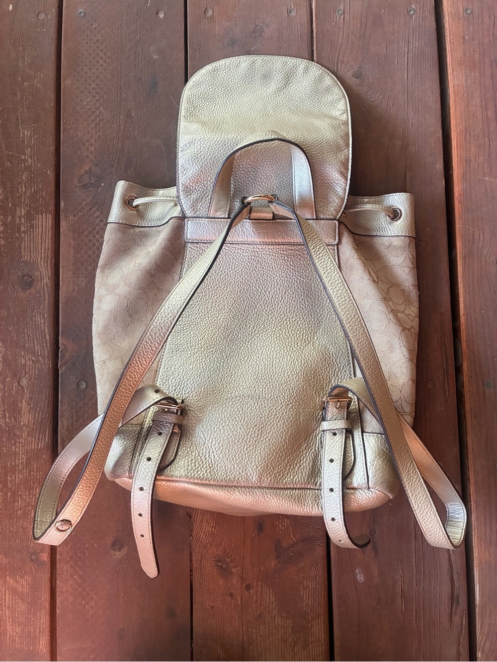 Coach Dempsey Backpack Metallic - Picture 10 of 12